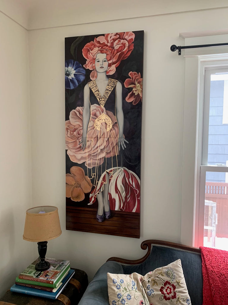 Shawna Gilmore, She Finally Stopped To Smell The Roses - Original Painting