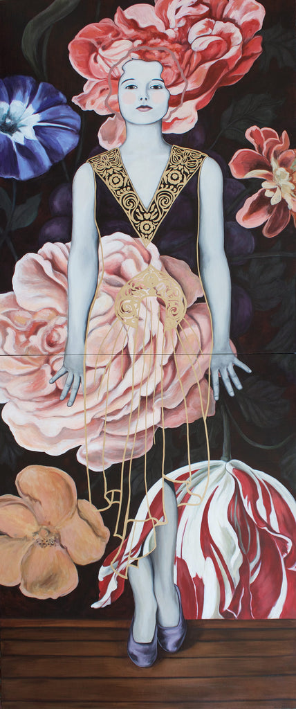 Shawna Gilmore, She Finally Stopped To Smell The Roses - Original Painting
