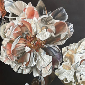 Shefali Khanna original contemporary floral painting