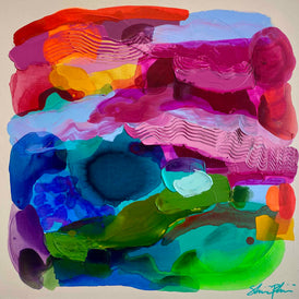 Shiri Phillips colorful abstract painting