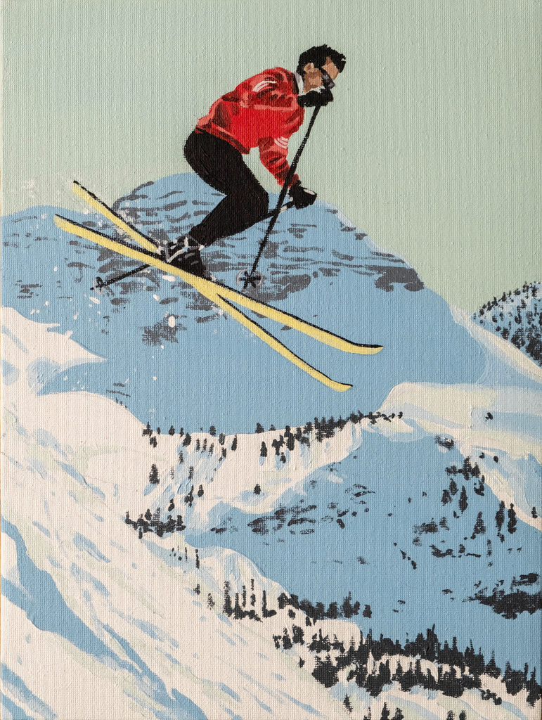 Phil Bower, Ski Sunday - Original Painting