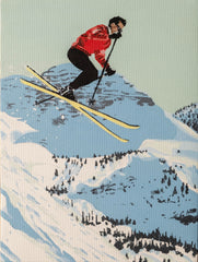 Phil Bower, Ski Sunday - Original Painting