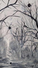 Sophie Adair, Promenade hivernale - Peinture originale