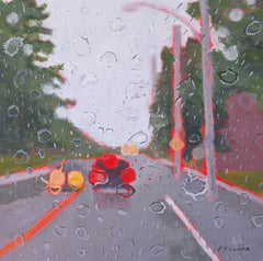 Poonam Khanna, Sudden Downpour 5 - Original Painting