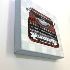 Tara Barr original art typewriter paintings