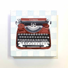 Tara Barr original art typewriter paintings