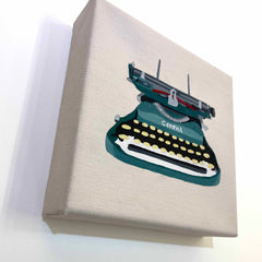 Tara Barr original art typewriter paintings
