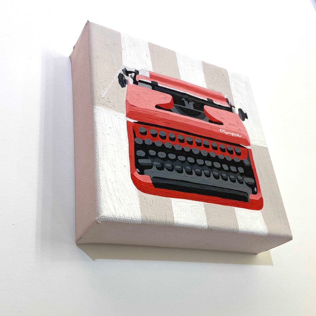 Tara Barr original art typewriter paintings