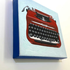 Tara Barr original art typewriter paintings