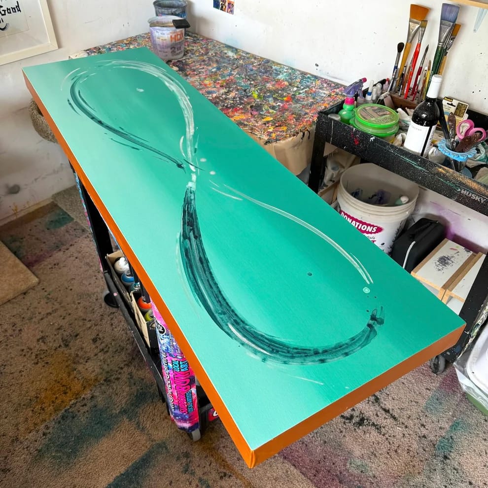 Michael Carini, The Moments Between The Breaths - Original Painting