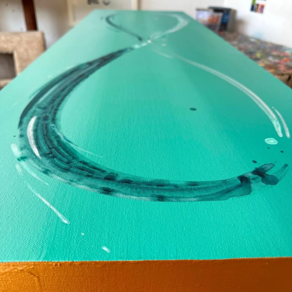 Michael Carini, The Moments Between The Breaths - Original Painting