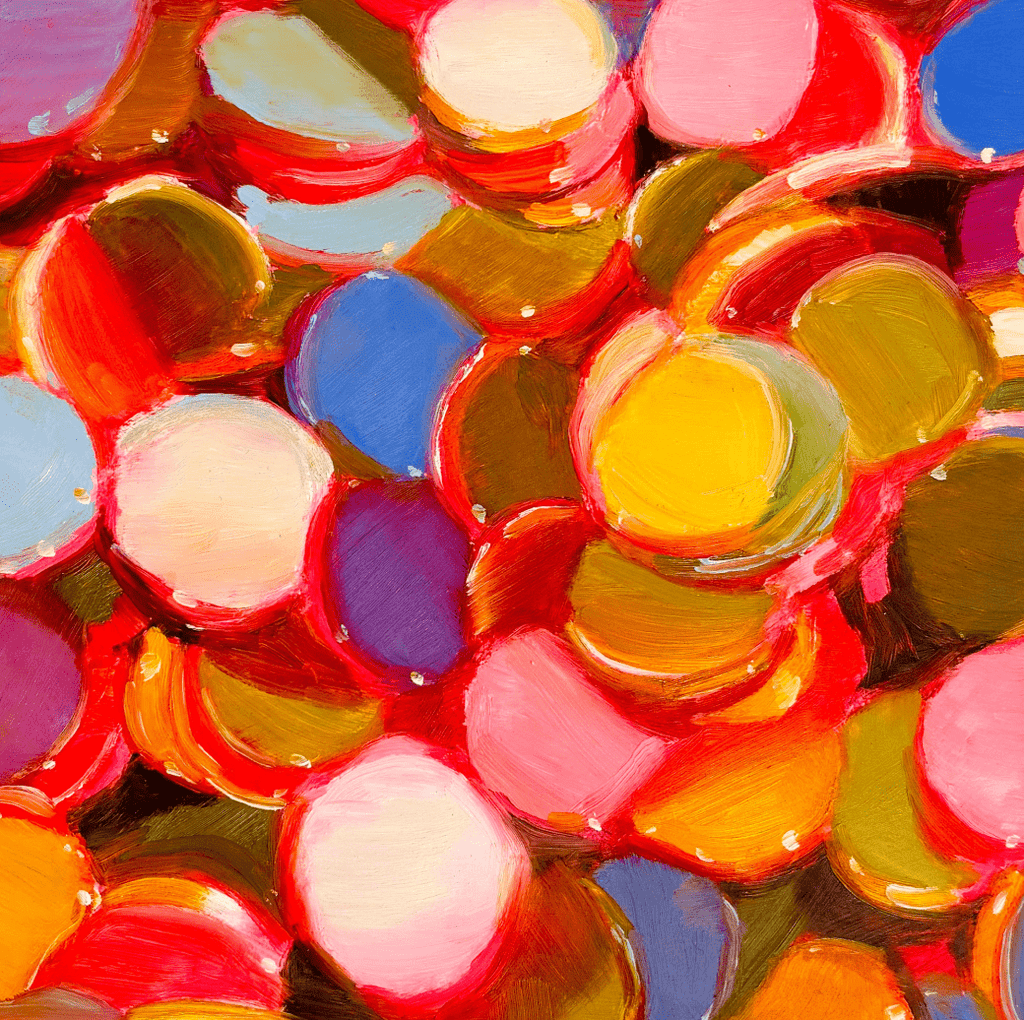 Ingrid V. Wells, The Practice of Happiness - Original Painting