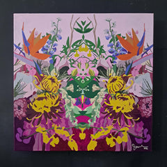 Simone Bailey Campbell, These are your flowers in Sweet Joy - Original Painting