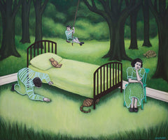 Shawna Gilmore, Ella vadeó cada corriente - Pintura original