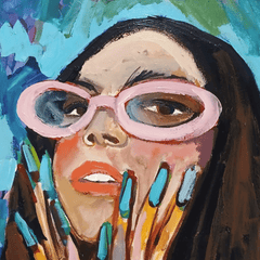 Winibey López, Overflowing Beauty - Original Painting