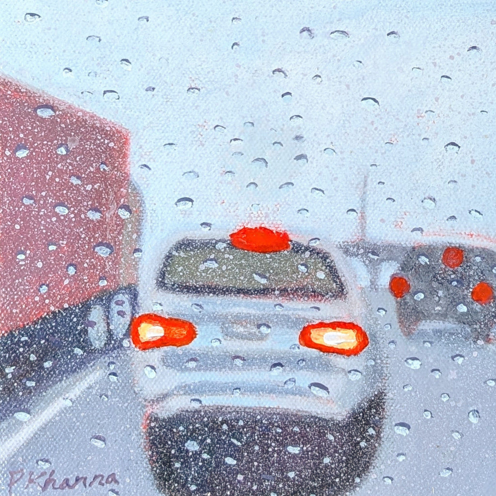 Poonam Khanna, Traffic - Original Painting