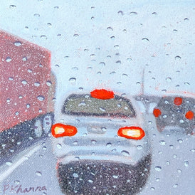 Poonam Khanna, Traffic - Original Painting