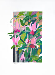 Jin Chyung, Twilight Fuchsia - Original Painting