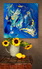 Michael Carini, Van Gogh's North Star And The Starry Night - Original Painting