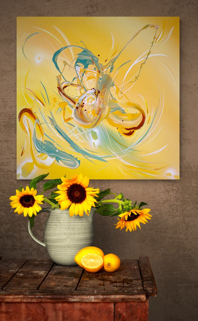 Michael Carini, Van Gogh's Sunflower Paradise - Original Painting