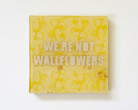 Emily Mullet, Wallpaper Flowers - Yellow - Original Art