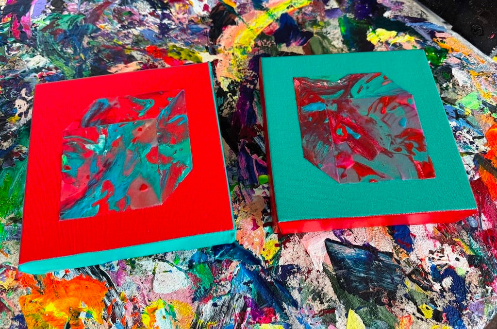 Michael Carini, What Goes Around Comes Around And What Comes Around Goes Around 2 - Original Painting