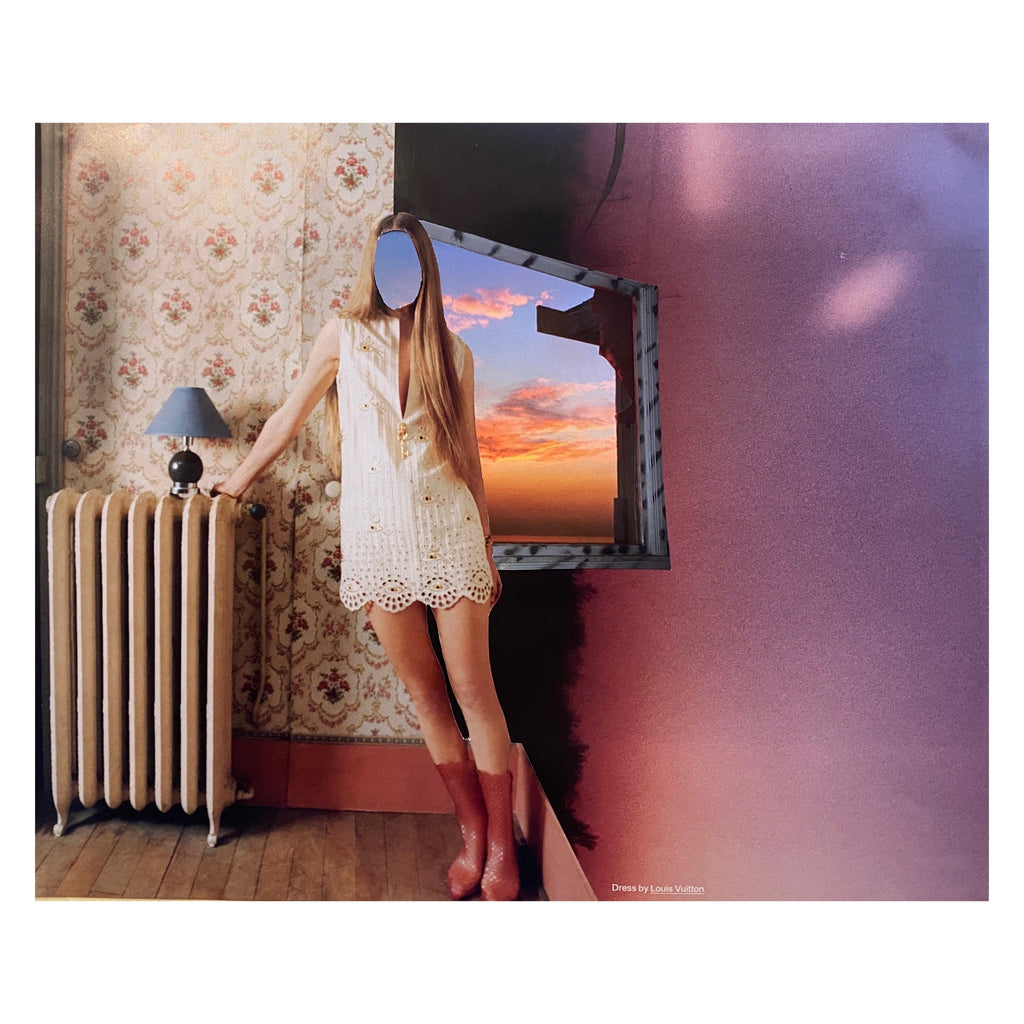 Tracy Von Ahsen, Where She Used to Be - Original Analog Collage