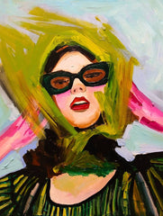 Winibey López, Green Storm - Original Painting