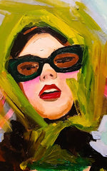 Winibey López, Green Storm - Original Painting