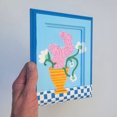 Kyle Goderwis, blue plate special - Original Painting