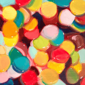 Ingrid V. Wells, Cheerful Grit - Original Painting