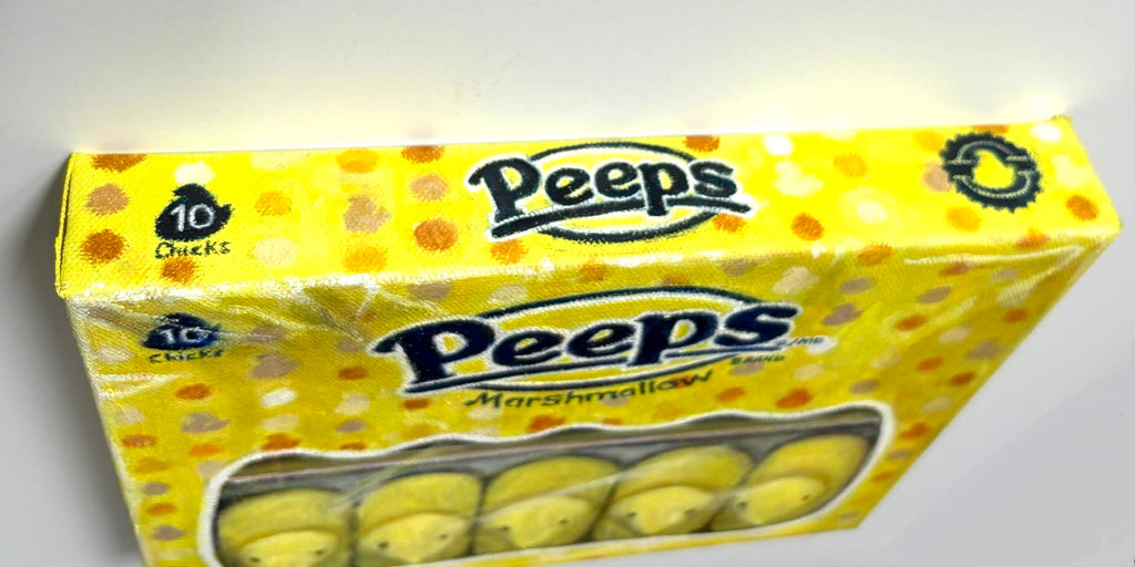 Haley Marfleet, Peeps Yellow Chicks - Original Painting