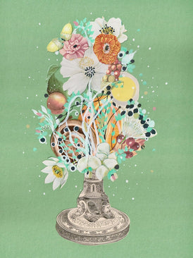 Jenny Brown, Garden Trifle - Original Collage