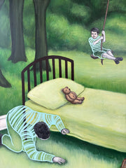 Shawna Gilmore, Ella vadeó cada corriente - Pintura original