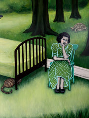 Shawna Gilmore, Ella vadeó cada corriente - Pintura original