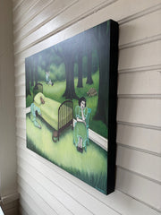 Shawna Gilmore, Ella vadeó cada corriente - Pintura original