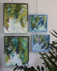 Chloe McEldowney, baignée de soleil - peinture originale
