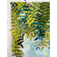 Chloe McEldowney, baignée de soleil - peinture originale