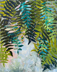 Chloe McEldowney, baignée de soleil - peinture originale