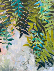 Chloe McEldowney, baignée de soleil - peinture originale