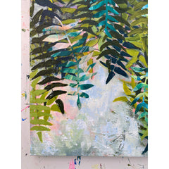 Chloe McEldowney, baignée de soleil - peinture originale