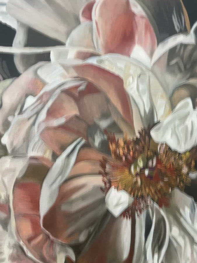 Shefali Khanna original contemporary floral painting