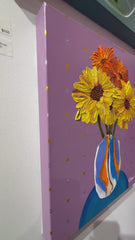 Neena Buxani, Darling Daisies - Original Painting