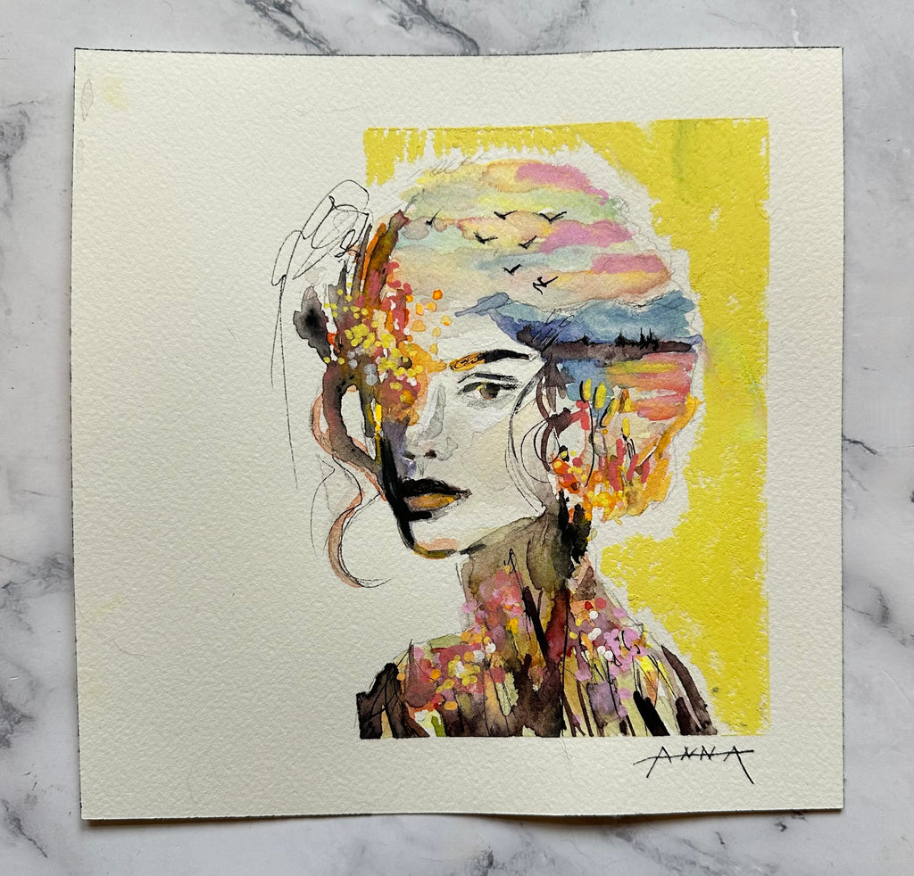 Anna Wise, Wild Cartography 53 - Original Painting