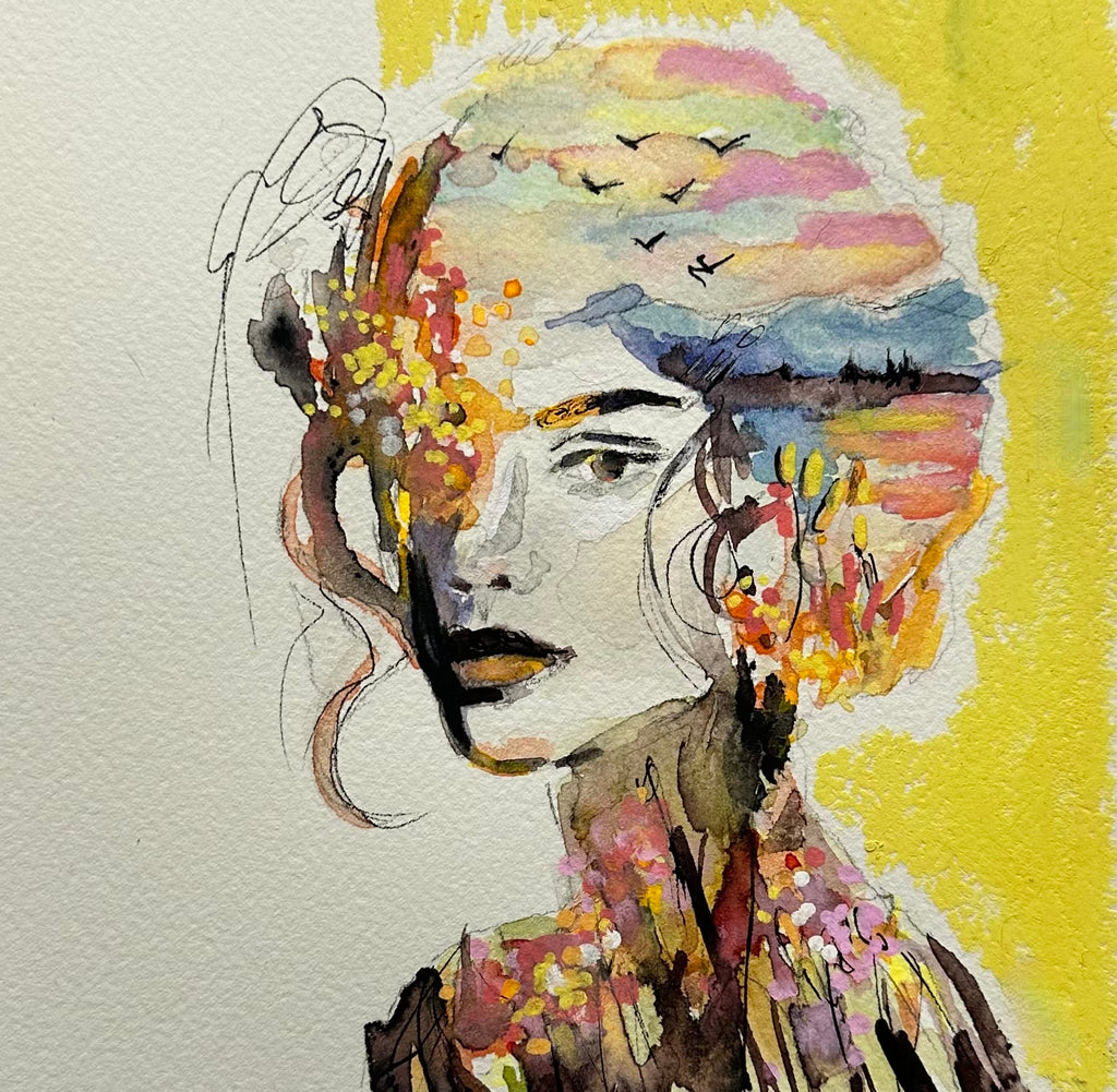 Anna Wise, Wild Cartography 53 - Original Painting