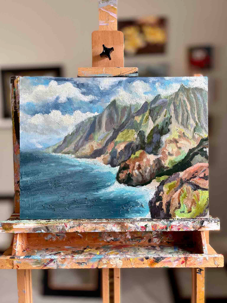 Piya Samant Hawaii landscape painting