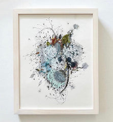 Jenny Brown, Fleur de menthe nocturne - Collage original